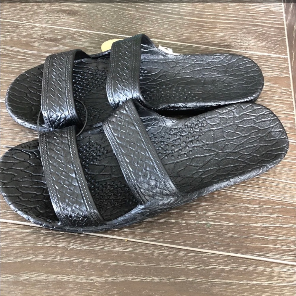 Pali Hawaii Black Slider Sandals